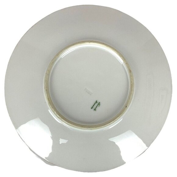 Favorite Bavaria Hand Painted Porcelain Plates With Roses & Gold Trim Set Of 2 - Picture 4 of 6